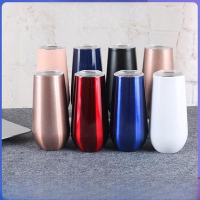 Stainless Steel Wine Glass Beer Glass Swig Eggshell Cup Ice Bully Cup Vacuum Water Cup