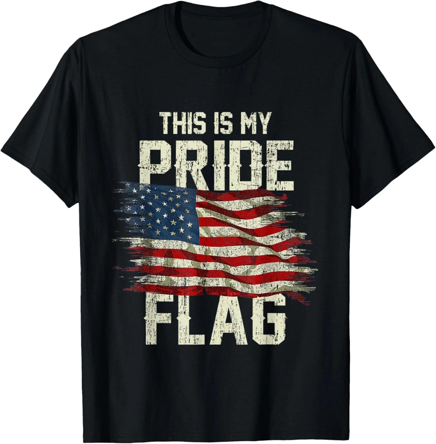 

This Is My Pride Flag USA American 4th of July Patriotic Gift Unisex T-Shirt 2XL