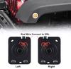 2pcs Front Fender Side Marker Led Light Angel Eye For Jeep Wrangler JK 2007-2017