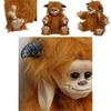 Halloween Plush Monkey Baby Cosplay Toy Decoration Soft And Funny Stuffed Animal Figure