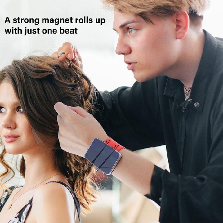 18 Pcs Hair Styling Set Hair Braiding Tool Magnetic Pin Wristband Braiding Comb Sectioning Hair Clips for Women