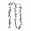 VEVOR Christmas Garland, 2750 Mm Realistic Greenery Decorated with Vines, Olive Leaves, and Berries