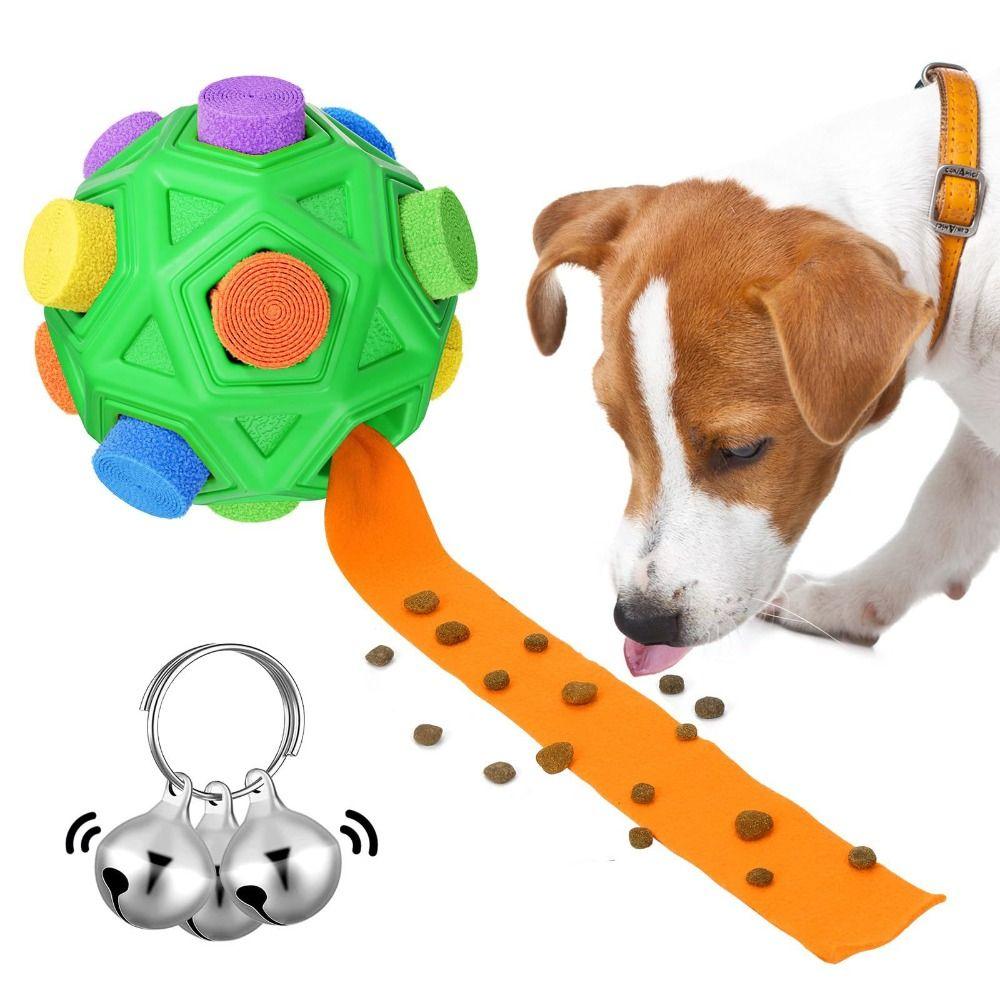 

Braids Dog Sniffer Ball Toy Teeth Grinding Interactive Dog Toys for Large Medium Small Dogs