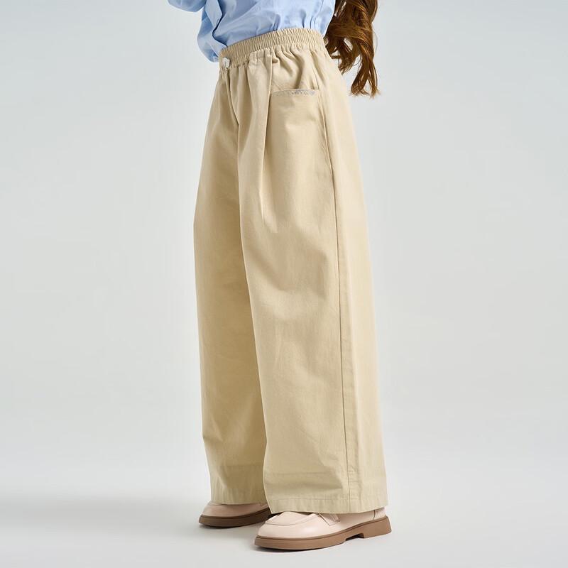 MONTAGUT Girls  2026 Spring Plaid Straight Pants 165