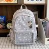 Schultasche Rucksack neu hochwertig frisch und süß Schultasche Stern Stange Schmerzbeutel Mittelschüler leichter Rucksack