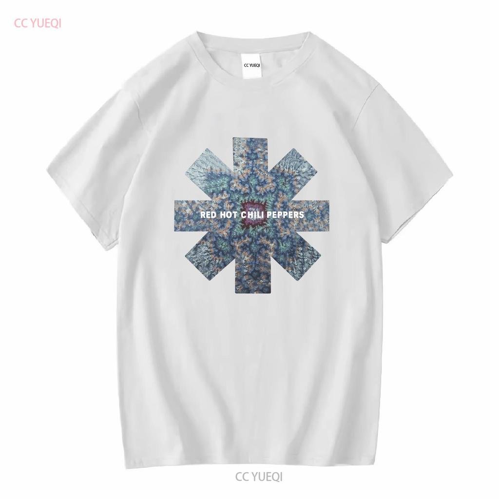 Red Hot Chili Pepper Kaleidoscope White T Shirt long or short sleeves vintage Washed graphic Versatile Soft Casual