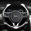 Чохол на рульове колесо автомобіля з карбонової шкіри для Kia Sportage Sid Rio 3 Soul Sportage Ceed Sorento Cerato K2 K3 K4 K5 KX3
