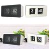 Automatic Flip Clock Battery Operated Desk Clock Table File Down Wall Clock Non Ticking Silent Sweep for