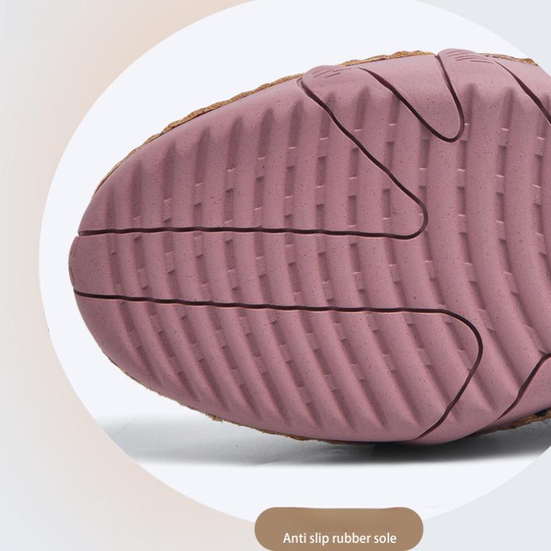 Women's High-top Casual Sneakers Handmade Leather Shoes Ankle Boots Spring & Autumn