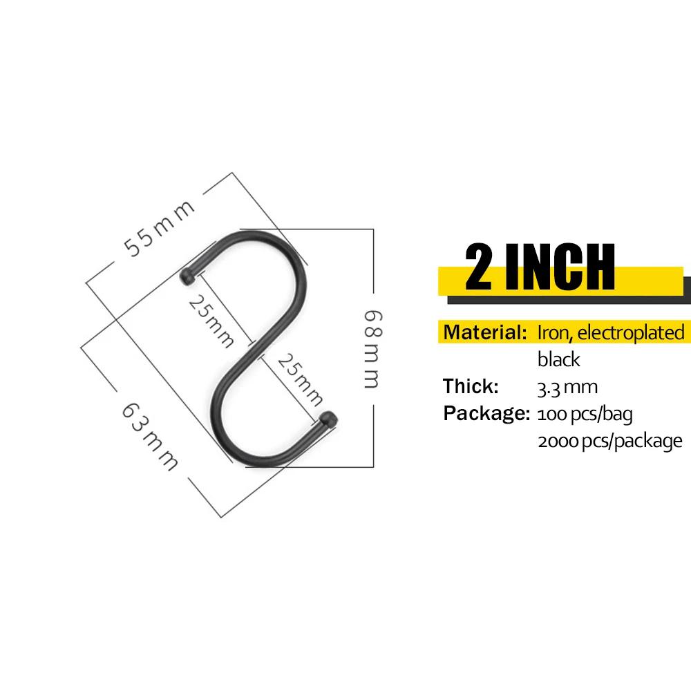 5/10/20PCS S formă cârlig metalic bucătărie oală căni raft baie dormitor balustradă umeraș haine saci prosoape plante agățat cârlige S