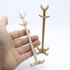 1Pcs 1:12 Scale Mini Floor Standing Coat Rack Miniature Storage Rack Dollhouse Vintage Room Decoration Toys Accessories Gifts