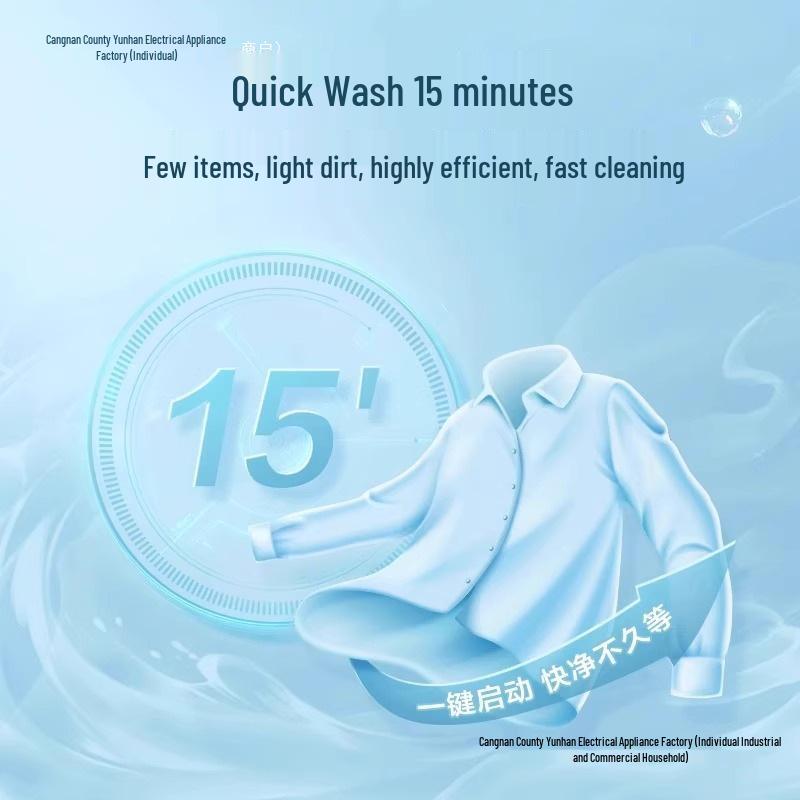 Best Seller: 8KG Fully Automatic Pulsator Washing Machine with Dryer - Ideal for Small Spaces