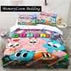 3D-gedrucktes Anime Amazing World Gumball Bettwäscheset Bettbezug Schlafzimmer Decke Einzel-Doppel-King-Size-Steppdecke Heimtextilien
