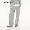 MO&Co. Women's High-Waist Air Layer Casual Straight Leg Trousers