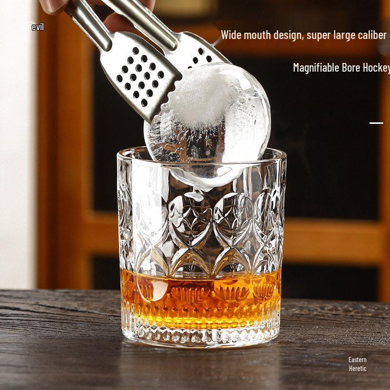 2025 Luxury Whiskey & Cocktail Glass Set - Large Ice Ball Glasses