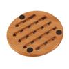 Wooden Square Round Cup Hollow Coffee Tea Insulation Coasters Heat Table
