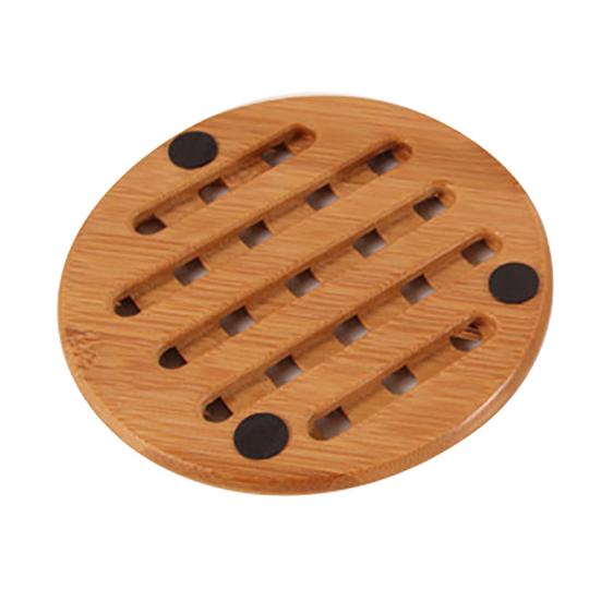 Wooden Square Round Cup Hollow Coffee Tea Insulation Coasters Heat Table