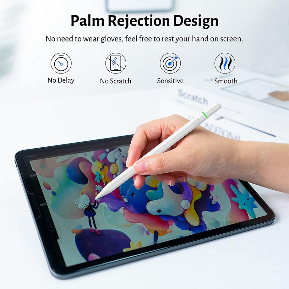 Factory Fast Charge Active Stylus Pen Palm Rejection for iPad Pro Air Mini 2018- 2026