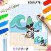 Disney Beach Mickey Mouse Paint By Number Kit Number Drawing Canvas DIY Picture Home Decor Painting Wall Art Oil Craft Gift 130