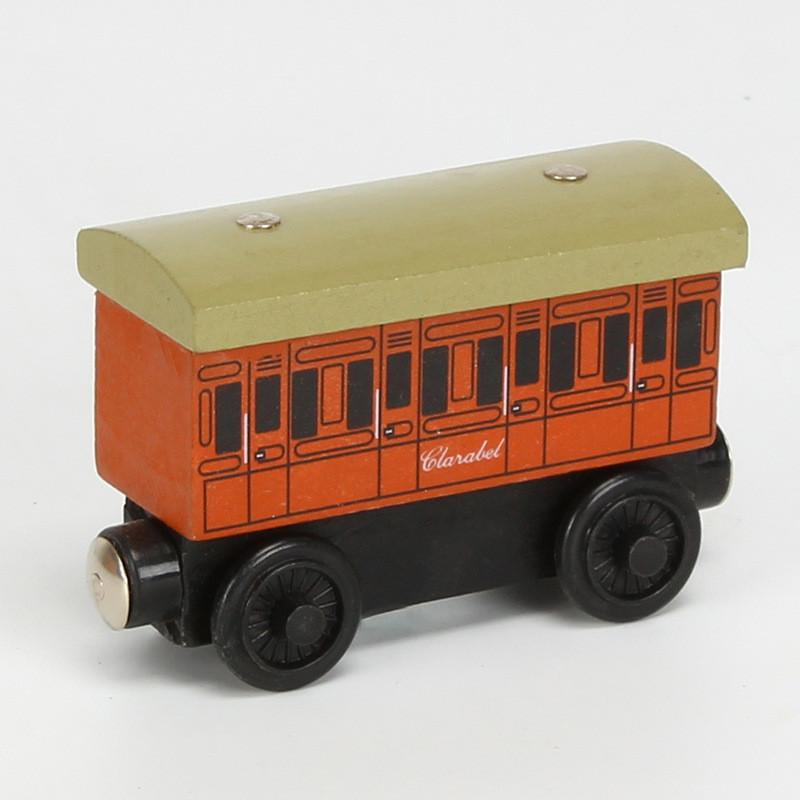 Colorful Wooden Magnetic Train Set For Kids With Interactive Push-pull Features