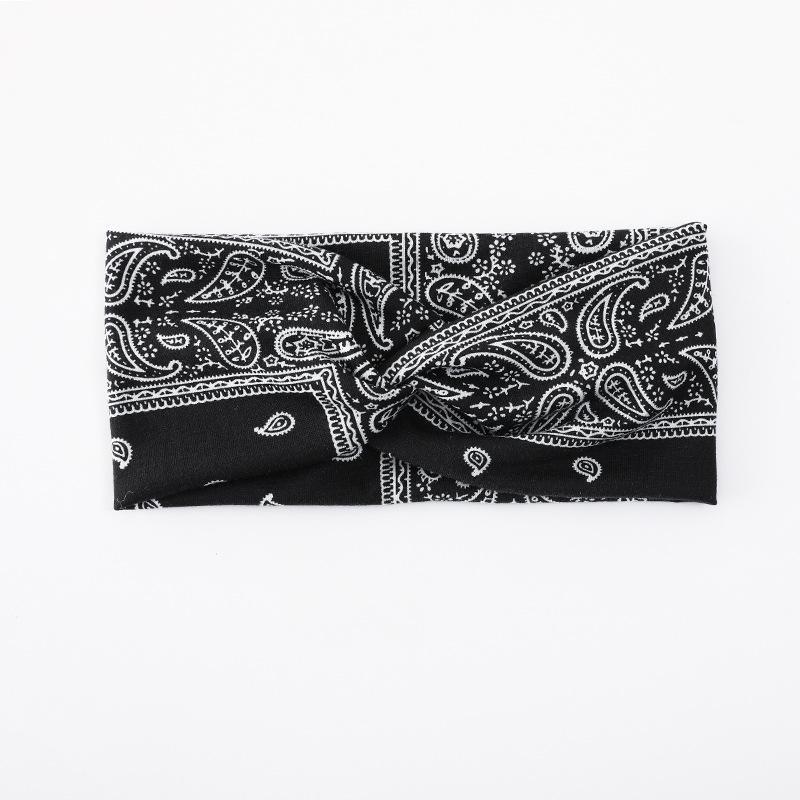 Kadınlar ve Kızlar için Bantlar Geniş Esnek Boho Afrika Türban Headwrap Düğümlü Leopar Kafa Bantları Yoga Sweartband Moda Saç Aksesuarları