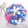 1pc Butterfly Floral Pattern Automatic Folding Umbrella - 8-Rib Durable Iron Frame, Compact Portable for Daily Travel yy251205056