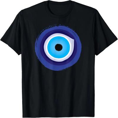Ojo Maligno Protege Del Mal Nazar Camiseta Gráfica Turca Griega