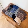 Winter Men's Plush Cold and Warm Gloves with Split Finger Touch Screen Knitted Gloves