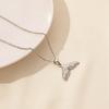 O Chain Around Neck Necklace Waterproof Stainless Steel Conch Shell Starfish Pendant Necklaces For Women Men Accessories Jewelry