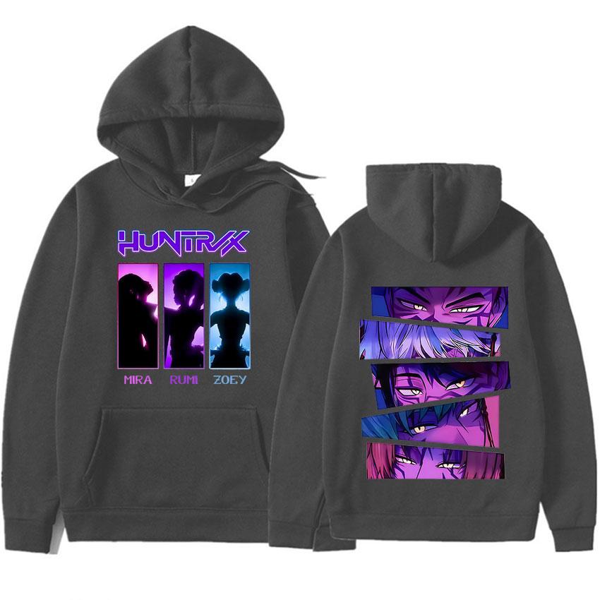 Kreslená mikina Lovci démonů K-pop Gotická grafika Mikina Pánská Dámská Ležérní oblečení Módní Mikina s kapucí Streetwear