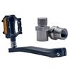 Bike Pedal Adapters Stainless Steel Pedal Adapter Fit 1/2 Inch Pedals And 9/16 Inch Cranks Cycling Accessories