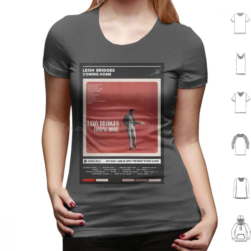 Coming Home Album Cover Poster T Shirt Big Size 100 Cotton Music Song Tracklist Playlist Leon Bridges Vintage Retro Hottime