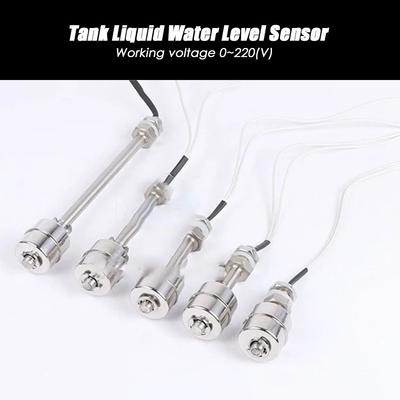 Double Ball Float Switch 45-250mm Float Switch Tank Liquid Water Level Sensor Tank Pool Flow Sensors Stainless Steel