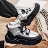 Winter Snow Boots for Men Add Velvet Men's Sports and Leisure Wear-resistant Non-Slip Sneakers Ankle Boots Soft and Comfortable