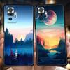 Painted Scenery Luxury Case For Redmi K50 Note 10 11 11T Pro 9 9s 8 8T 7 K40 Gaming 9A 9C 8A Pro Plus 5G Silicone Shell Fundas