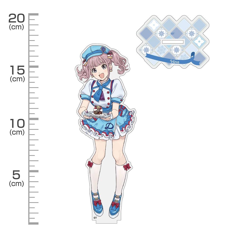 2D Cospa Girls Band Cry Original Illustration Hina Acrylic Stand Pastry Chef [Official] (Large) Ver.