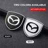 1Pcs 3D Metal Auto Door Shield Emblem Car Body Badge Sticker Styling For Mazda 3 6 CX5 2 CX3 CX9 MX5 RX8 Axela Demio MS CX5 2 Axela Demio Atenza MS GJ