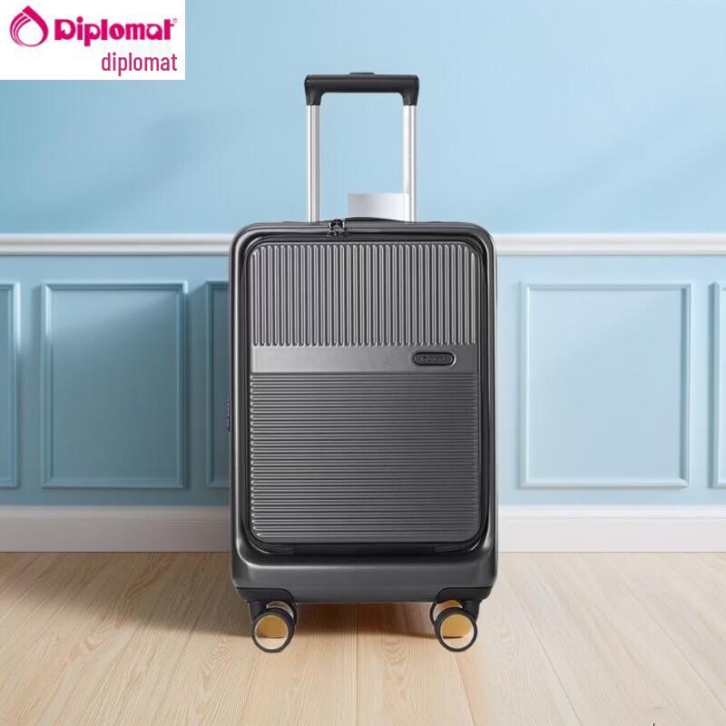 

Diplomat Front-Opening Hardside Spinner Luggage