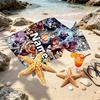 Custom Name Personalized Jujutsu Kaisen Print Beach Towel, for Trip Camping Beach Party Home Decor, Birthday Gift for Family & Friends