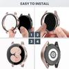 Glas + Hülle für Samsung Galaxy Watch 4 44 mm 40 mm Zubehör PC Rundum-Anti-Fall-Stoßstangenabdeckung + Displayschutzfolie Galaxy Watch 5