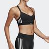 Adidas All Me 3-Stripes Sports Bra Women Black White DU1290