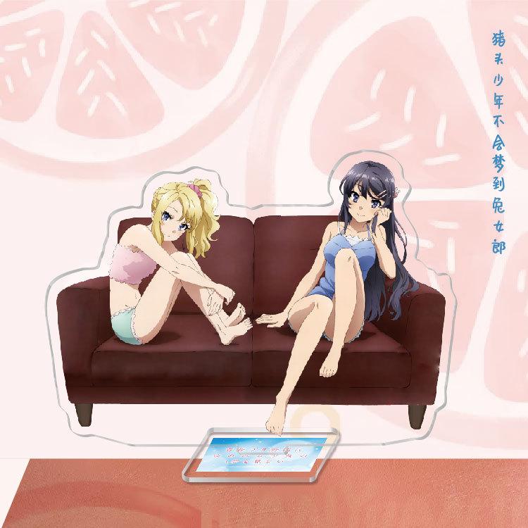 

Игровая аниме-кролик для девочек, акриловая подставка для персонажей, акриловая подставка для фигурки, роспись, декор для стола, украшение, подарочная модель