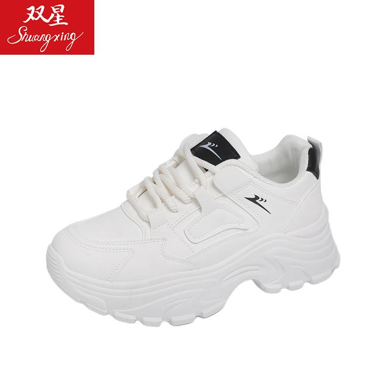 

Dad shoes summer and winter new small thick-soled breathable casual sports 35 белый