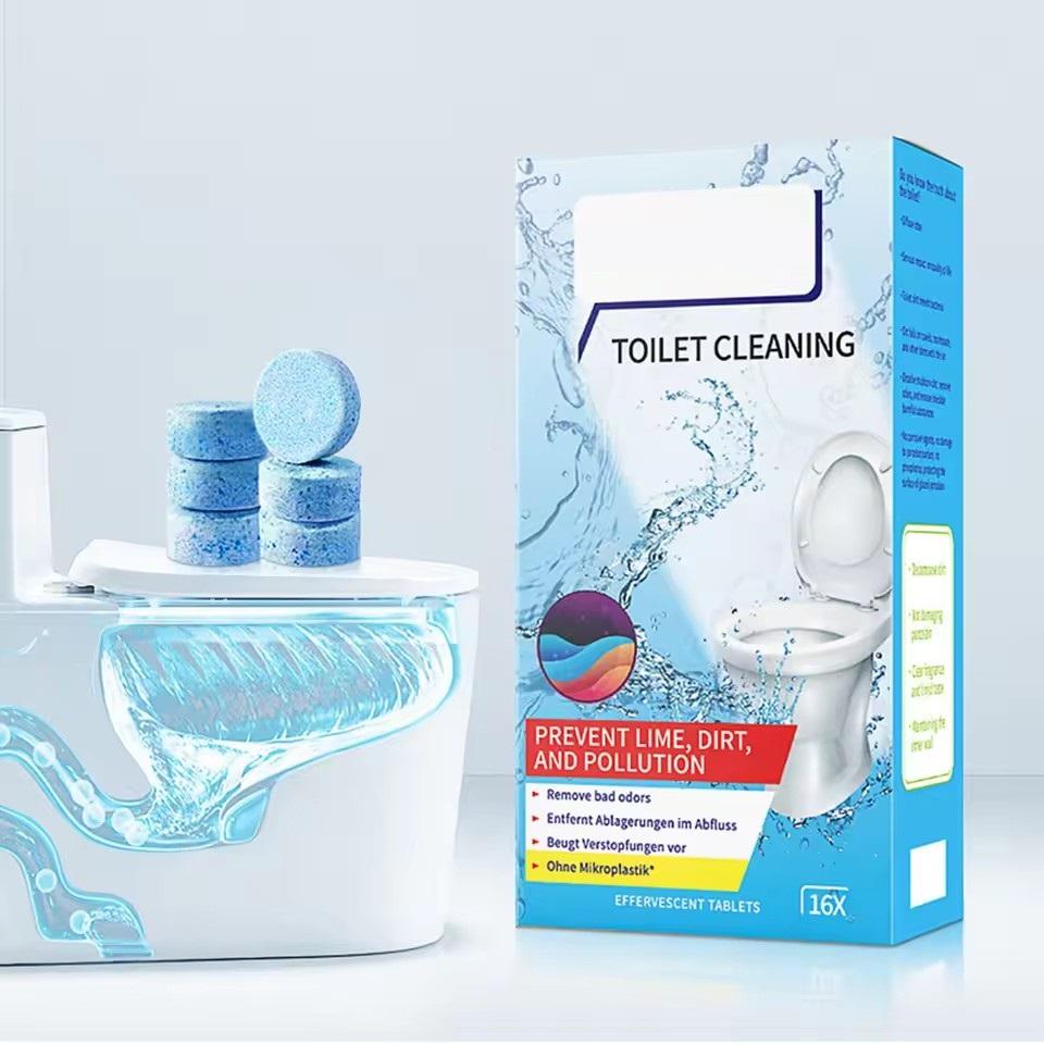 Powerful Toilet Cleaner for Descaling Deodorizing Long Lasting Effect Toilet Deodorizer Tablets for Bathroom