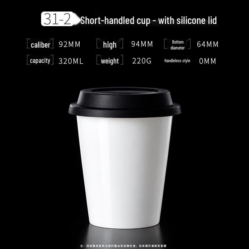 Custom Logo Ceramic Mug: Simple Solid Color Souvenir