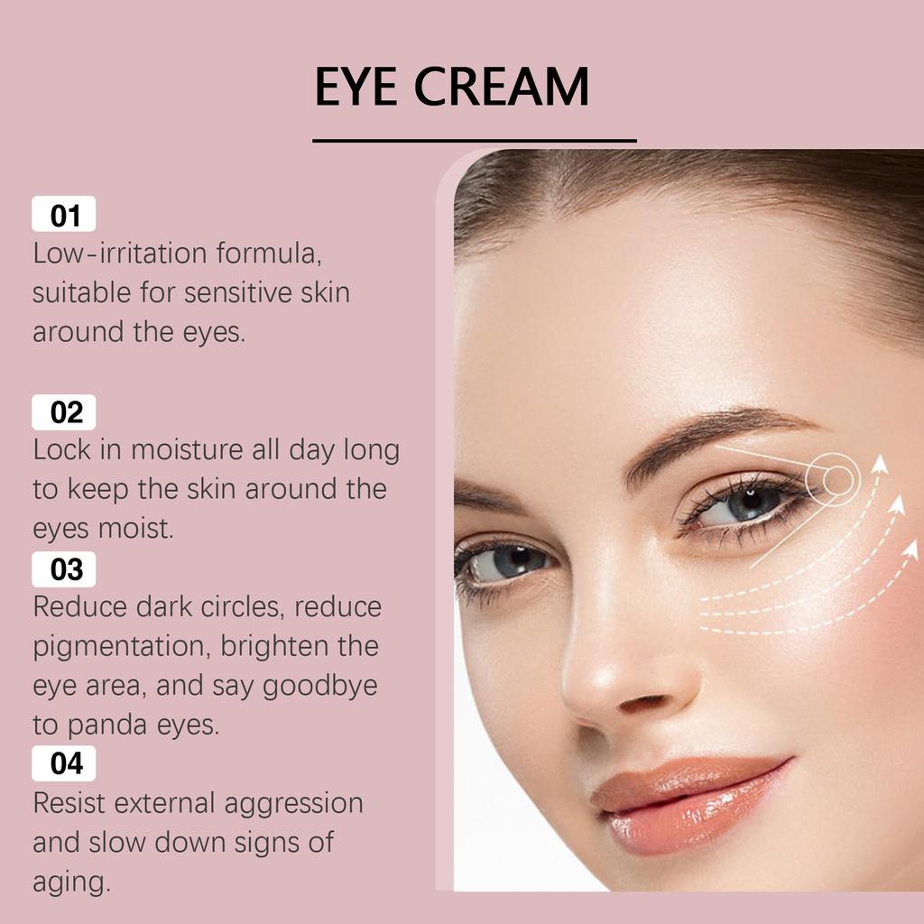 Retinol Eye Cream Lifts, Tightens, Lightens Wrinkles, Tightens Eyes Ball Massage, Beautifies Eyes
