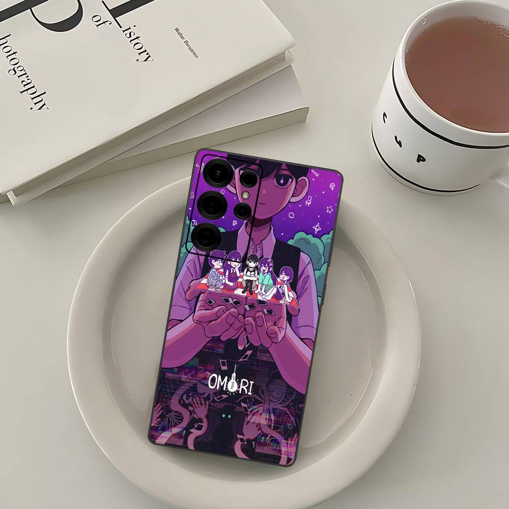 Game Omori Phone Case For Samsung S 24 Fe 25 Ultra Plus 20 Lite 21 30 22 23 24 22 Ultra 5G Fundas