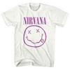 26 Nirvana Purple Happy Face T-Shirt White New Unisex T-Shirt