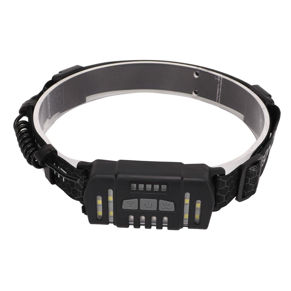 LED Headlamp XPG Induction COB Headlamp USB Rechargeable Head Light for Hiking Running Repairing Fishing Cycling