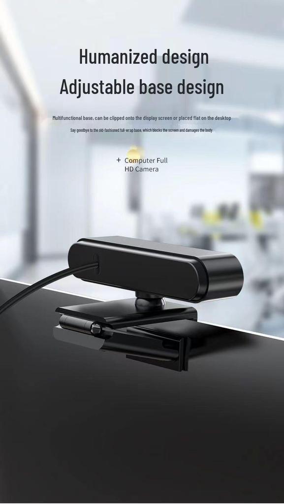 4K Ultra HD Webcam with Built-in Microphone for Desktop/Laptop and Online Streaming